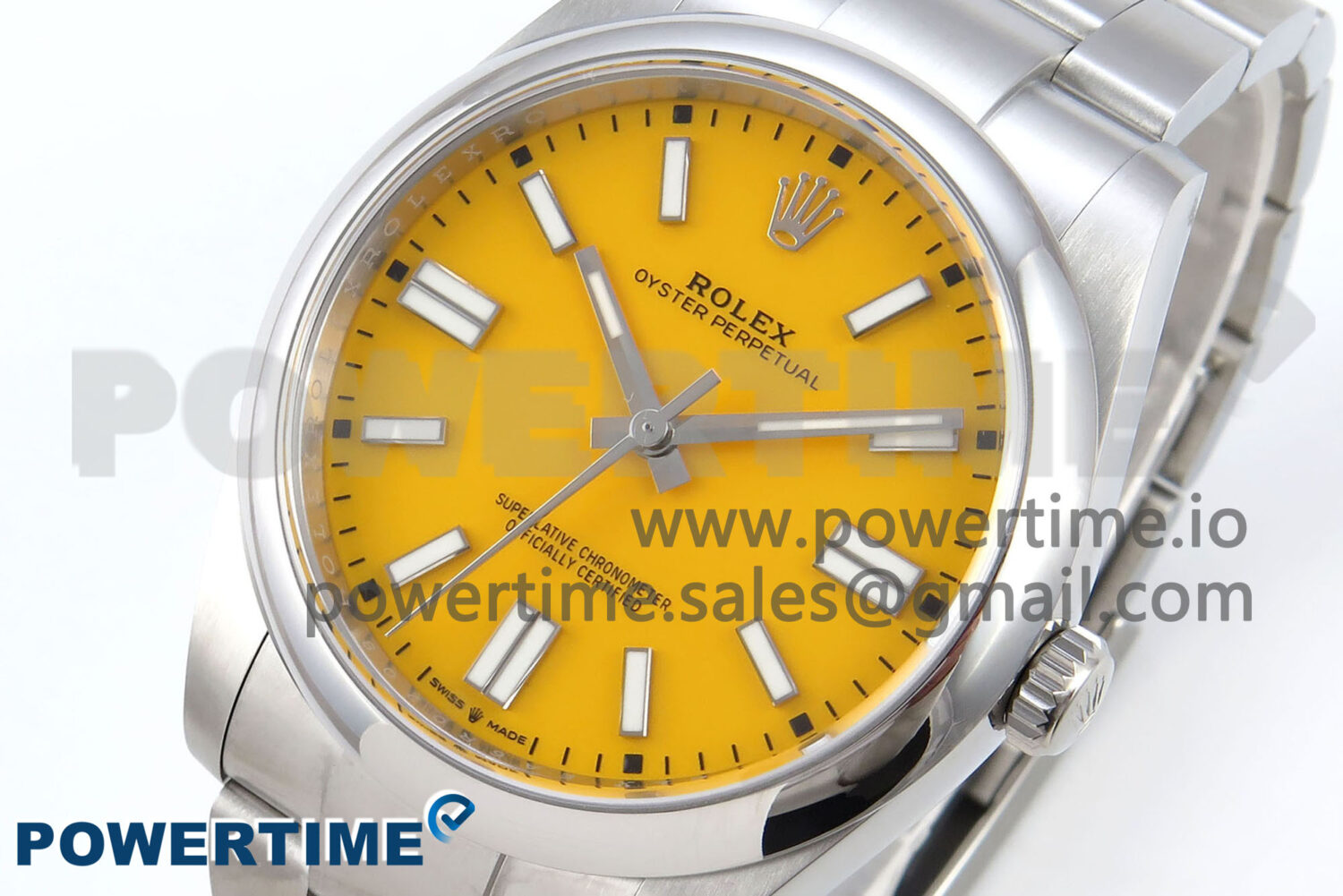 Oyster Perpetual 126000 36mm EWEF 1:1 Best Edition 904L Steel Yellow Dial A3230 - Image 3