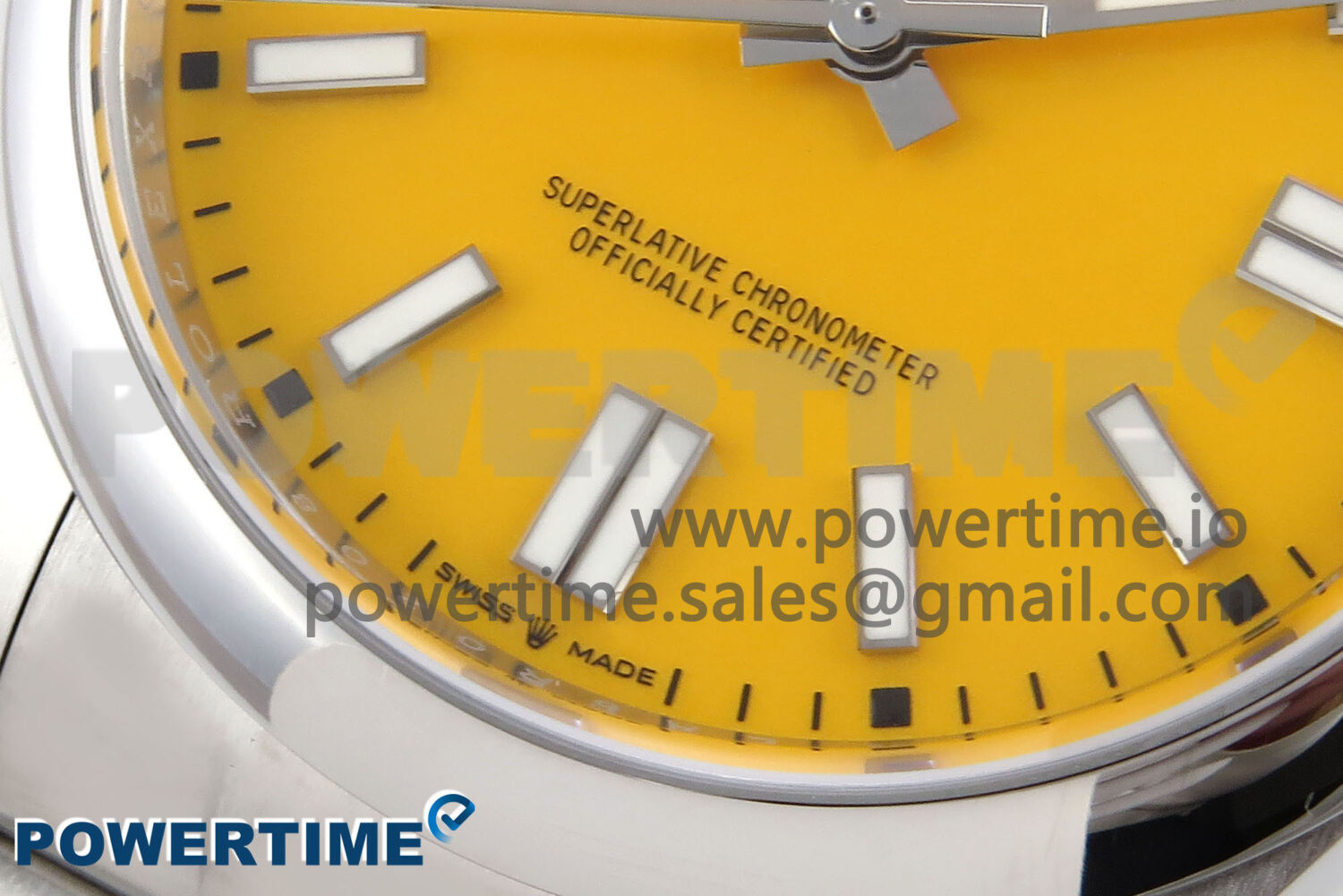 Oyster Perpetual 126000 36mm EWEF 1:1 Best Edition 904L Steel Yellow Dial A3230 - Image 5