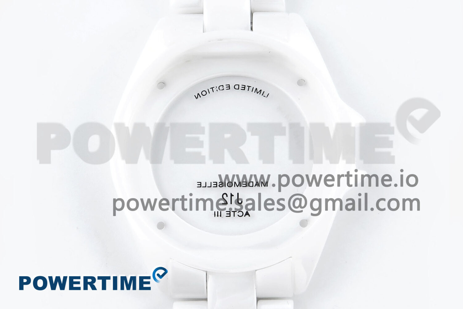 J13 33mm White Ceramic HTF 1:1 Best Edition White Boy Pattern Dial on Bracelet A12.1 - Image 8
