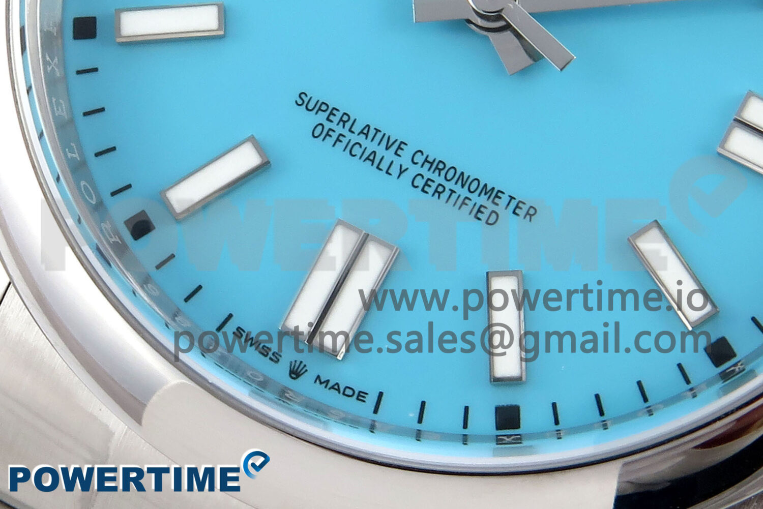 Oyster Perpetual 126000 36mm EWEF 1:1 Best Edition 904L Steel Tiffany Blue Dial A3230 - Image 5