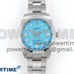 Oyster Perpetual 126000 36mm EWEF 1:1 Best Edition 904L Steel Tiffany Blue Dial A3230