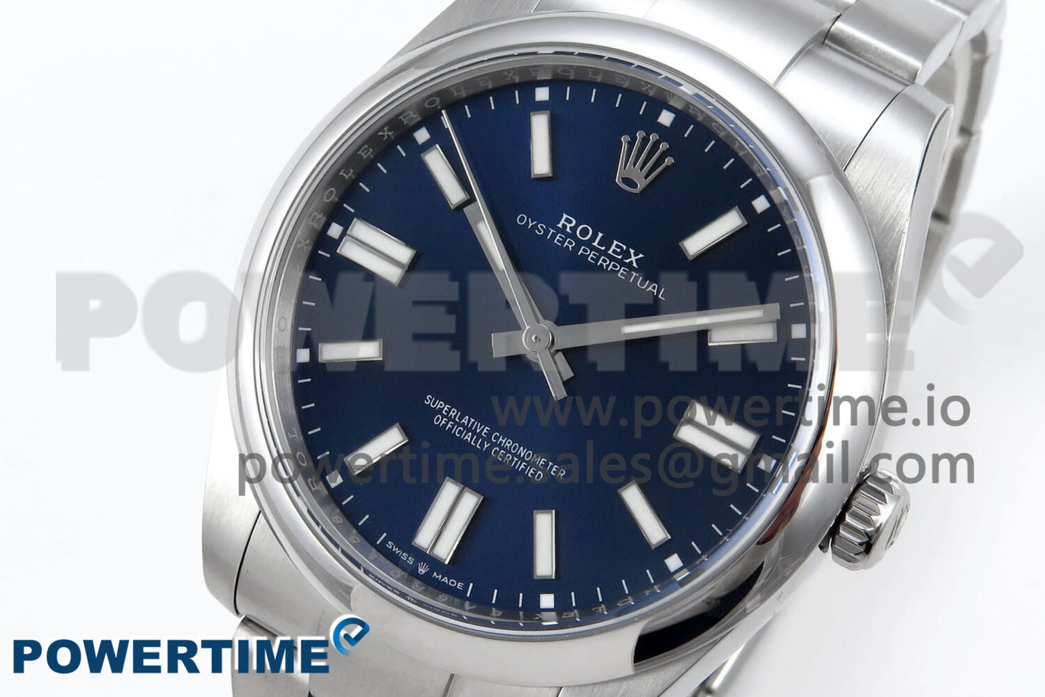 Oyster Perpetual 126000 36mm EWEF 1:1 Best Edition 904L Steel Blue Dial A3230 - Image 3