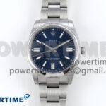 Oyster Perpetual 126000 36mm EWEF 1:1 Best Edition 904L Steel Blue Dial A3230
