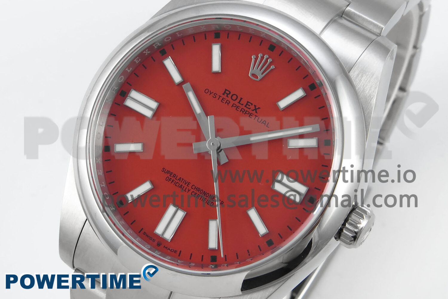 Oyster Perpetual 126000 36mm EWEF 1:1 Best Edition 904L Steel Red Dial A3230 - Image 3
