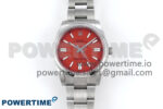 Oyster Perpetual 126000 36mm EWEF 1:1 Best Edition 904L Steel Red Dial A3230