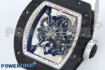 RM055 Ti/NTPT UOKF 1:1 Best Edition White/Red Inner Bezel White Crown on White Rubber Strap RMUL2 Super Clone - Image 3