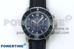 Fifty Fathoms Chrono SS OMF 1:1 Best Edition Blue Dial on Blue Sail-canvas Strap A7750