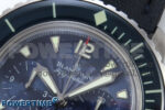 Fifty Fathoms Chrono SS OMF 1:1 Best Edition Blue Dial on Blue Sail-canvas Strap A7750 - Image 4