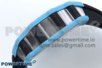 RM021 Tourbillon Blue Quartz Fiber Black Carbon RMF Best Edition on Black Rubber Strap - Image 7