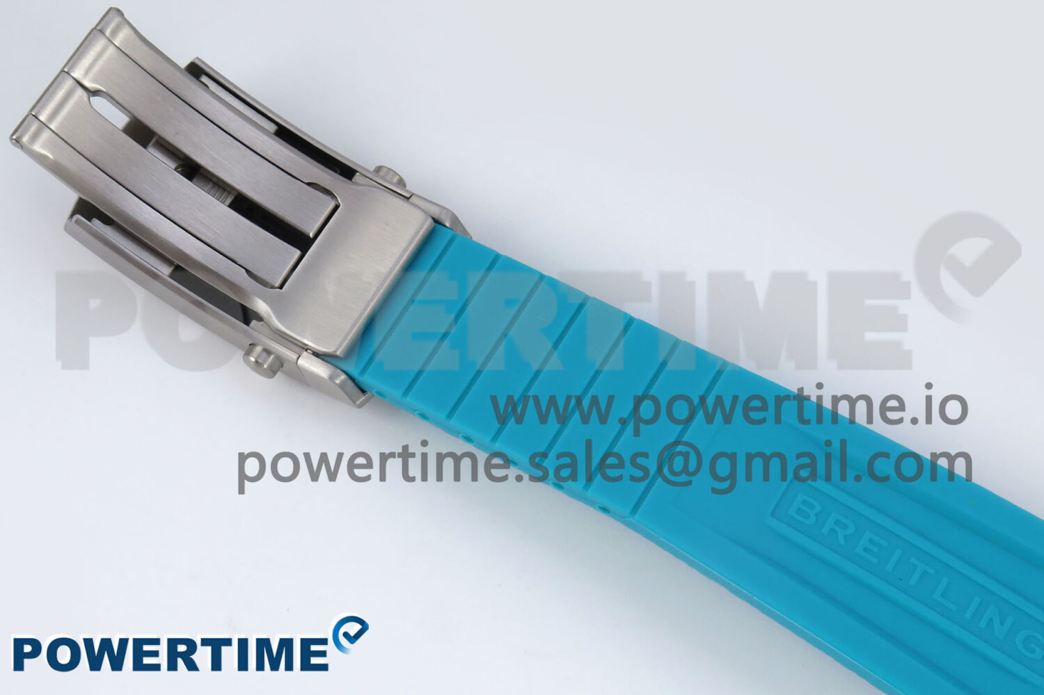 SuperOcean Automatic 42 SS TF 1:1 Best Edition Black Dial on Blue Rubber Strap A2824 - Image 16