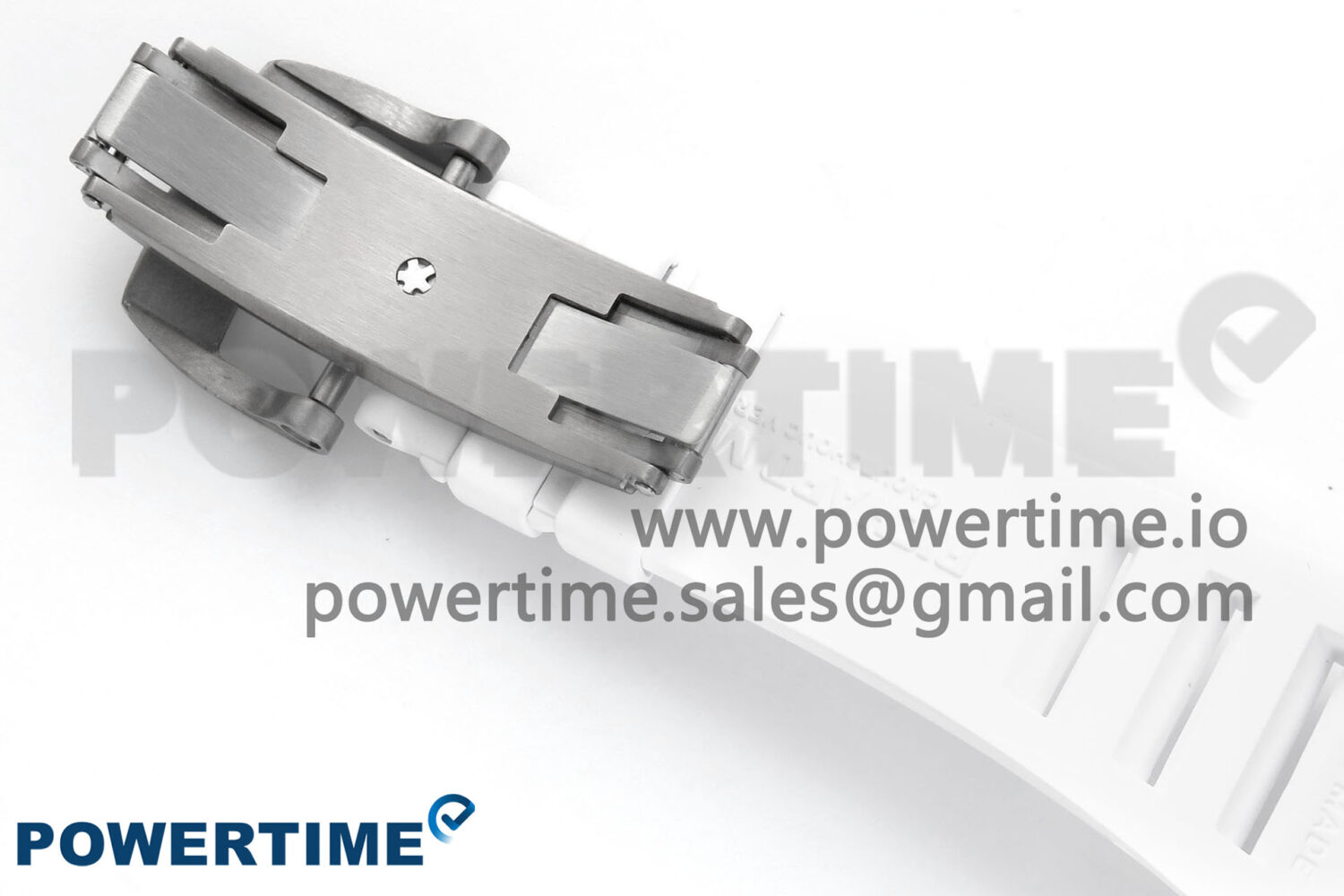 RM055 Ti/NTPT UOKF 1:1 Best Edition White/Red Inner Bezel White Crown on White Rubber Strap RMUL2 Super Clone - Image 10