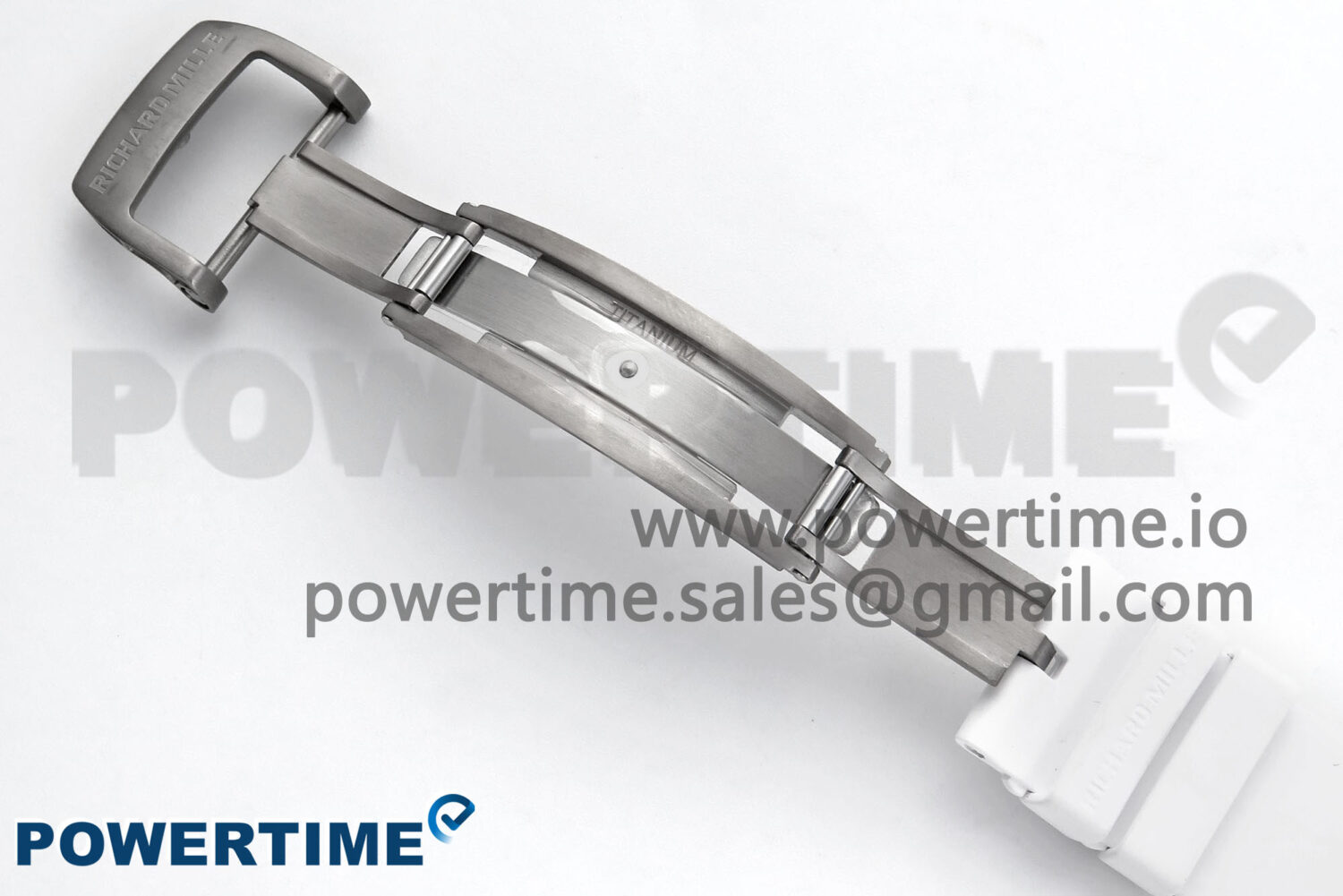 RM055 Ti/NTPT UOKF 1:1 Best Edition White/Red Inner Bezel White Crown on White Rubber Strap RMUL2 Super Clone - Image 11