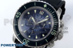 Fifty Fathoms Chrono SS OMF 1:1 Best Edition Blue Dial on Blue Sail-canvas Strap A7750 - Image 3