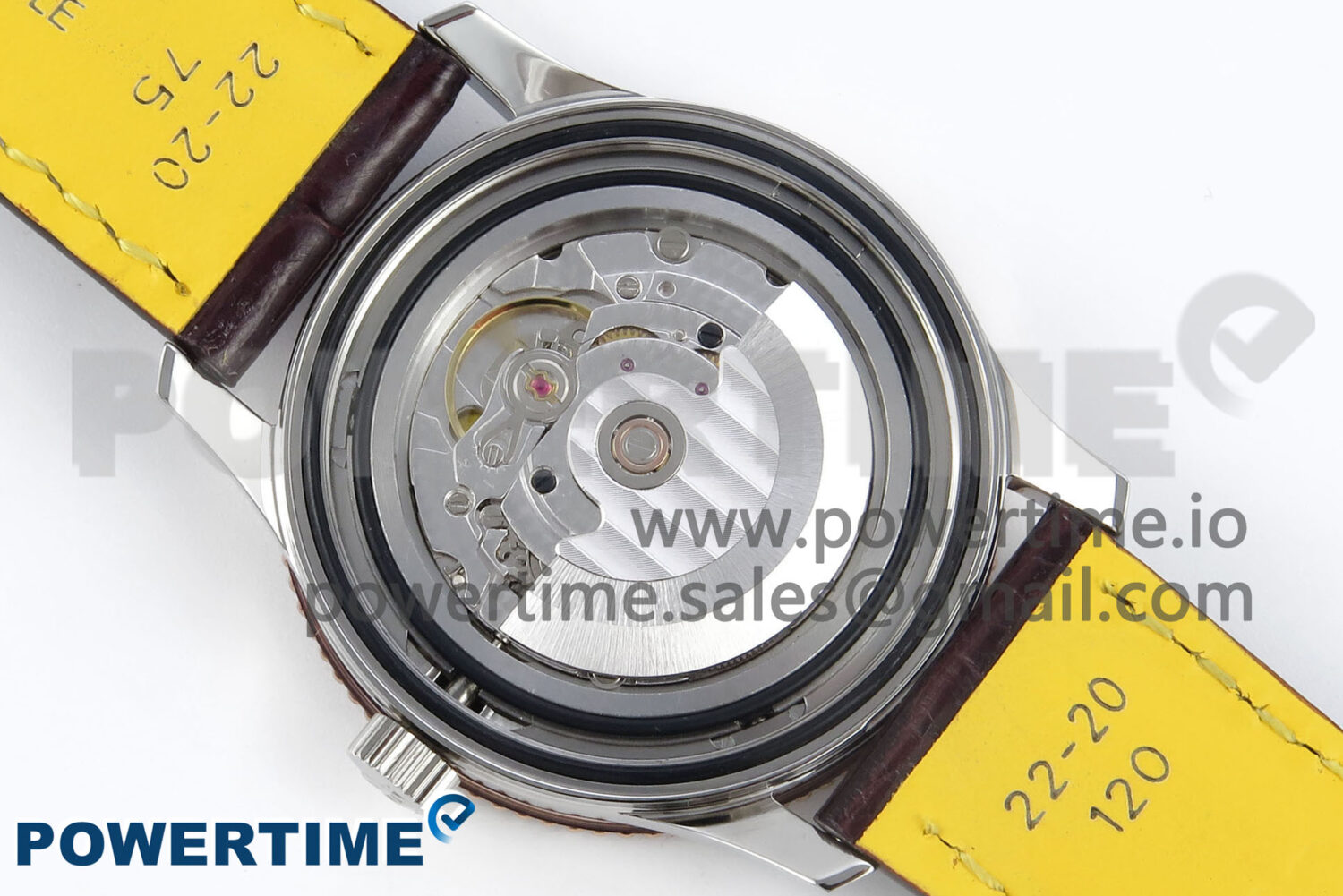 Navitimer 1 RG/SS 38mm TF 1:1 Best Edition White Bezel White Dial on Brown Leather Strap A2824 - Image 11