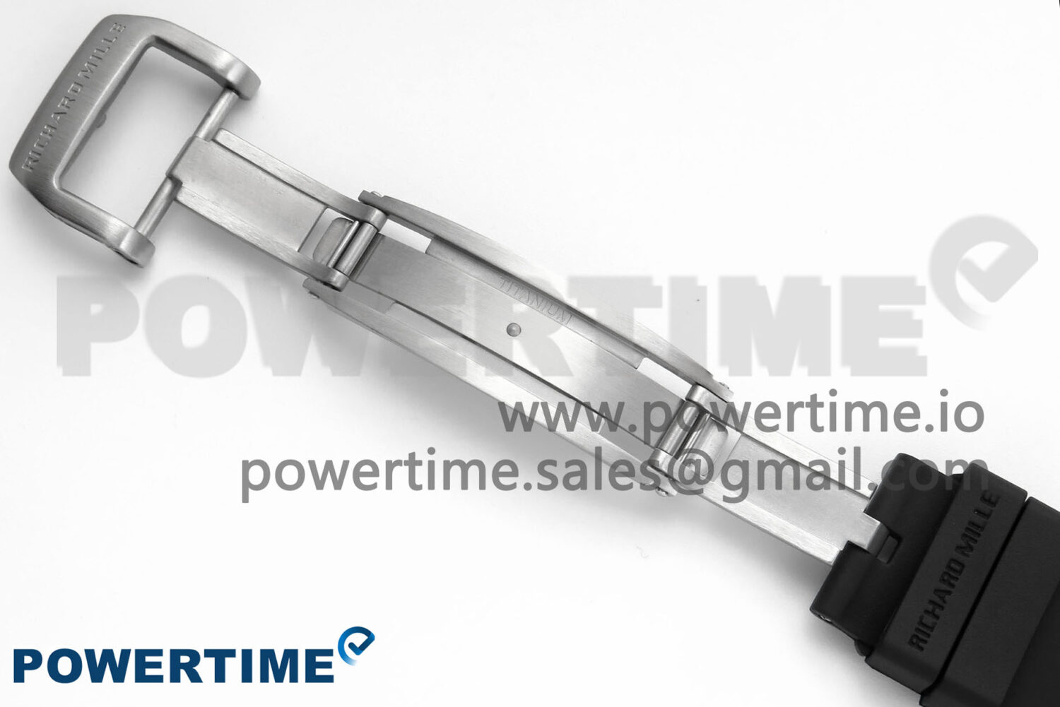 RM021 Tourbillon Blue Quartz Fiber Black Carbon RMF Best Edition on Black Rubber Strap - Image 11