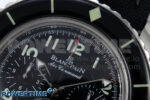 Fifty Fathoms Chrono SS OMF 1:1 Best Edition Black Numeral Dial on Black Sail-canvas Strap A7750 - Image 4