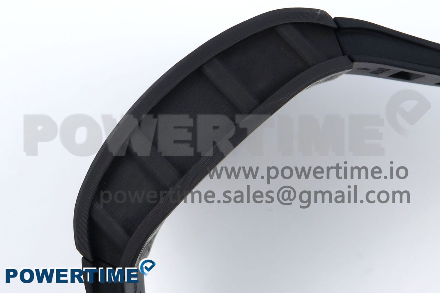 RM055 NTPT UOKF 1:1 Best Edition RG Inner Bezel Black Crown on Black Rubber Strap RMUL2 Super Clone - Image 7