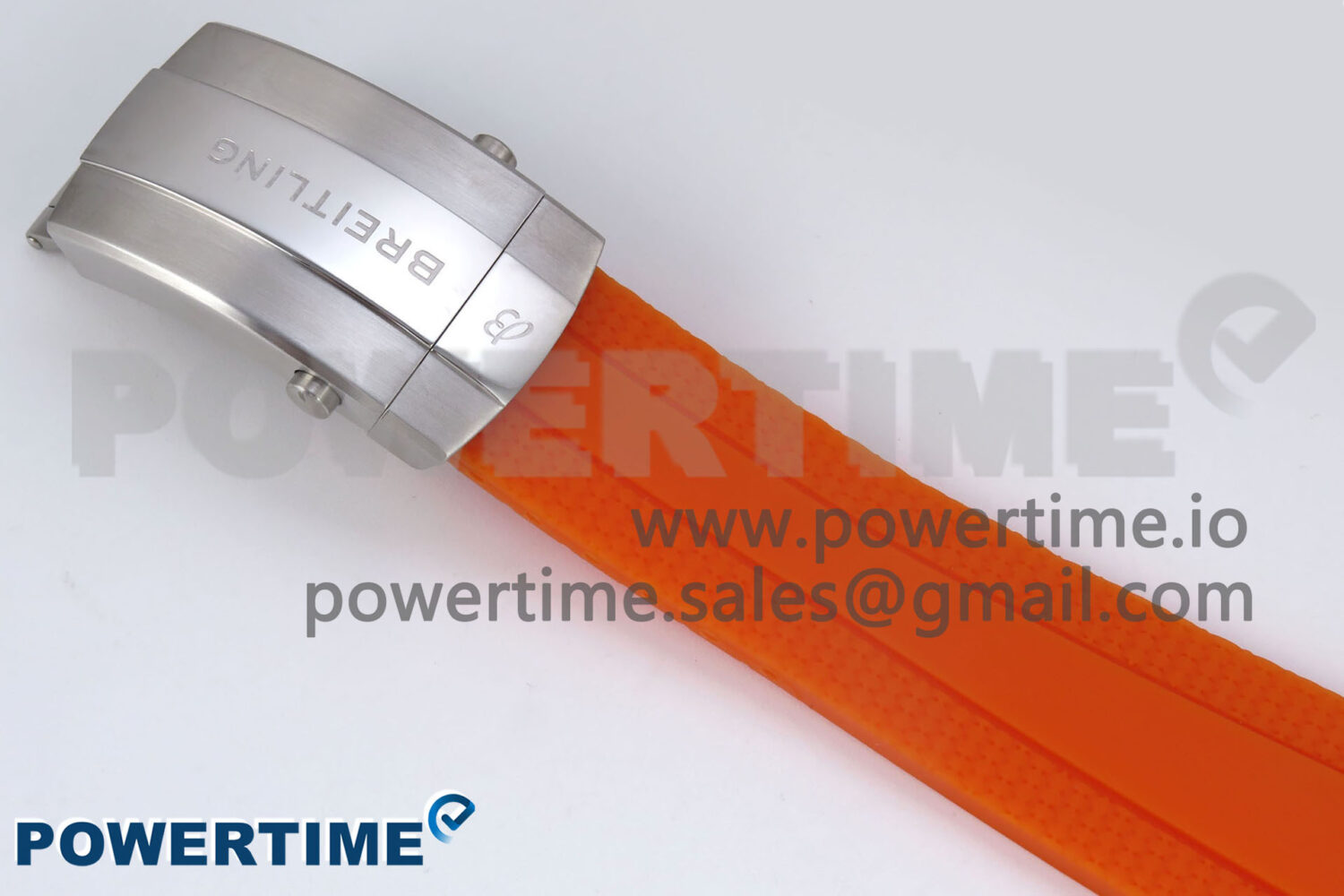 SuperOcean Automatic 42 SS TF 1:1 Best Edition Black Dial on Orange Rubber Strap A2824 - Image 13