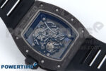 RM055 NTPT UOKF 1:1 Best Edition RG Inner Bezel Black Crown on Black Rubber Strap RMUL2 Super Clone - Image 8