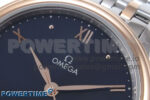 De Ville Prestige Ladies SS/RG VSF 1:1 Best Edition Blue Dial on SS/RG Bracelet A8800 - Image 4