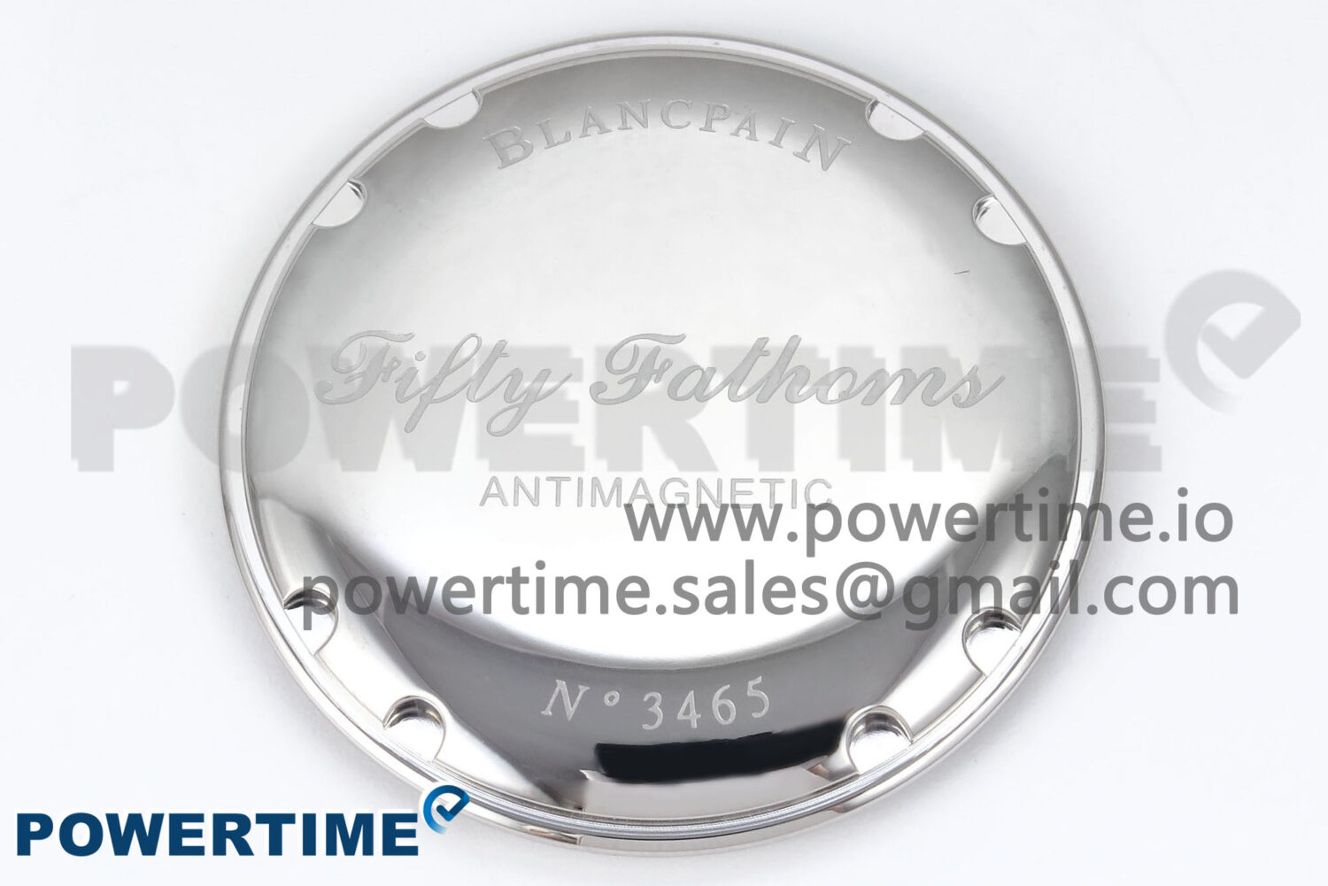 Fifty Fathoms Chrono SS OMF 1:1 Best Edition Black Dial on Black Sail-canvas Strap A7750 - Image 11