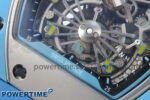 RM021 Tourbillon Blue Quartz Fiber Black Carbon RMF Best Edition on Blue Rubber Strap - Image 5