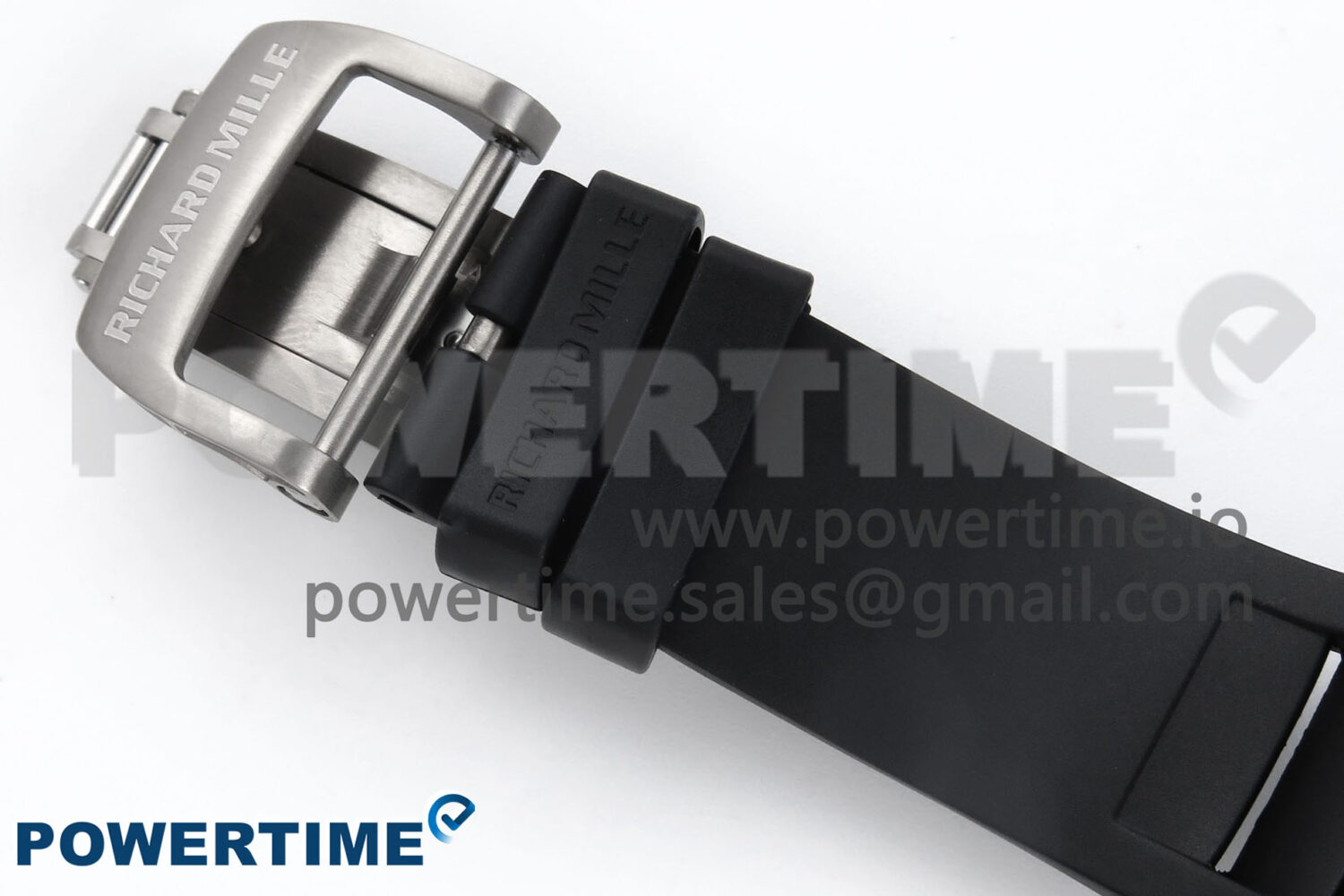 RM055 NTPT UOKF 1:1 Best Edition RG Inner Bezel Black Crown on Black Rubber Strap RMUL2 Super Clone - Image 9