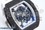 RM055 Ti/NTPT UOKF 1:1 Best Edition White/Black Inner Bezel White Crown on White Rubber Strap RMUL2 Super Clone - Image 2
