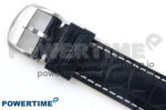 Navitimer 1 SS 38mm TF 1:1 Best Edition White Bezel Blue Dial on Blue Leather Strap A2824 - Image 13