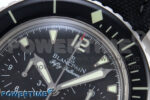 Fifty Fathoms Chrono SS OMF 1:1 Best Edition Black Dial on Black Sail-canvas Strap A7750 - Image 4