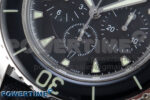 Fifty Fathoms Chrono SS OMF 1:1 Best Edition Black Dial on Black Sail-canvas Strap A7750 - Image 5