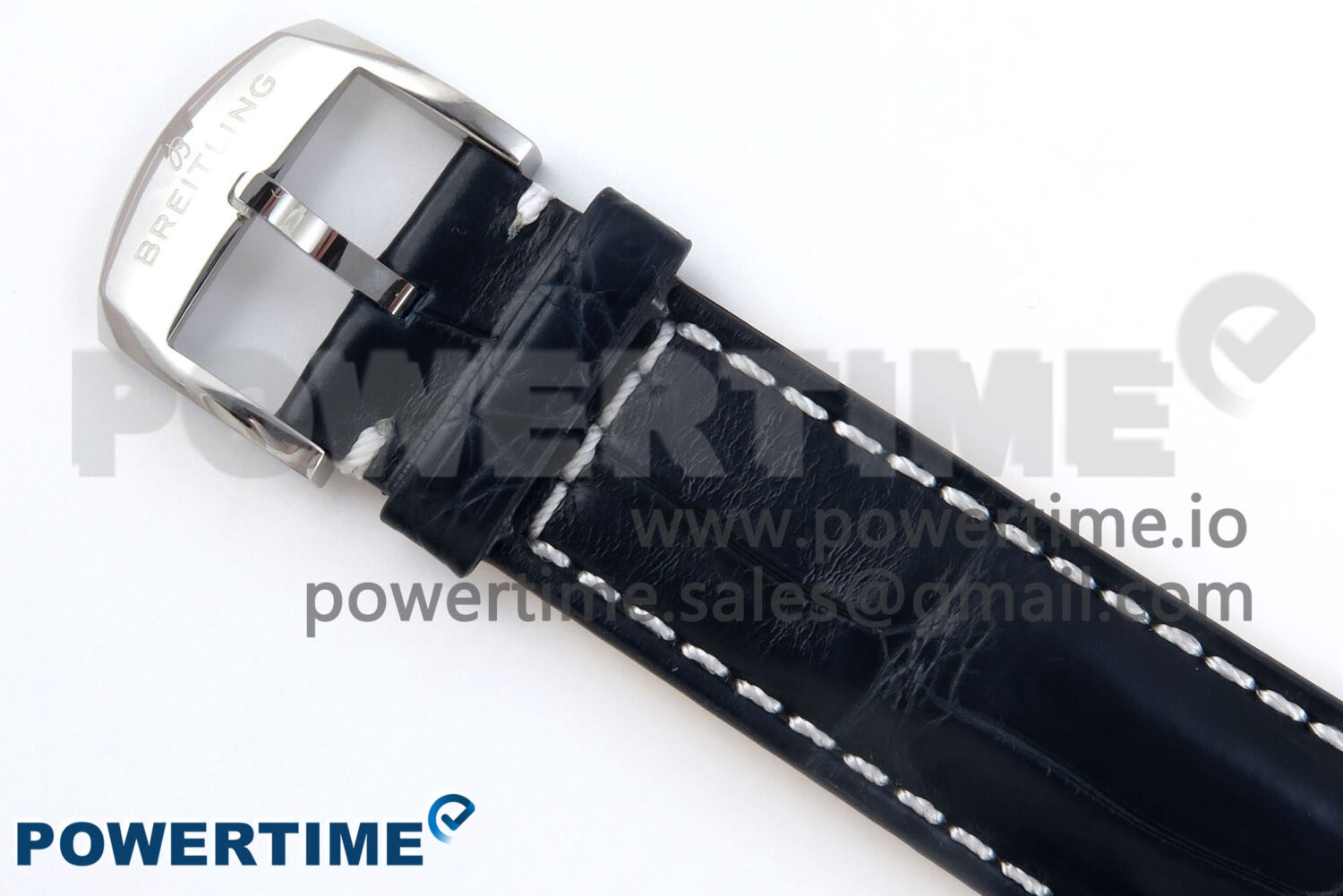 Navitimer 1 SS 41mm TF 1:1 Best Edition White Bezel White Dial on Blue Leather Strap A2824 - Image 11
