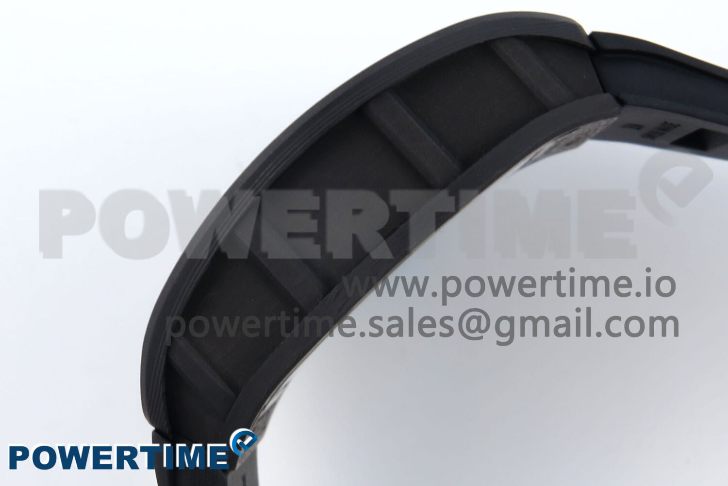 RM055 NTPT UOKF 1:1 Best Edition Blue Inner Bezel Black Crown on Black Rubber Strap RMUL2 Super Clone - Image 7