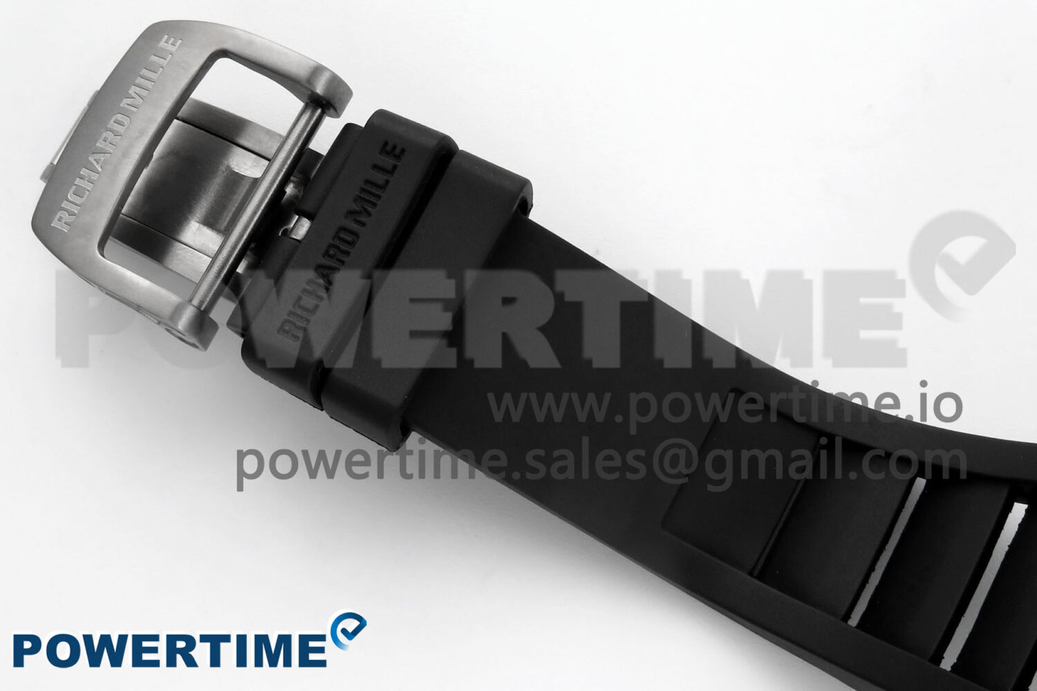 RM055 NTPT UOKF 1:1 Best Edition Blue Inner Bezel Black Crown on Black Rubber Strap RMUL2 Super Clone - Image 9