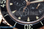 Fifty Fathoms Chrono RG OMF 1:1 Best Edition Black Dial on Black Sail-canvas Strap A7750 - Image 5