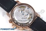 Fifty Fathoms Chrono RG OMF 1:1 Best Edition Black Dial on Black Sail-canvas Strap A7750 - Image 10