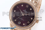 De Ville Prestige Ladies RG VSF 1:1 Best Edition Brown Diamonds Dial on RG Bracelet A8800 - Image 3