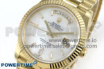 Day Date 40 YG 228238 Noob 1:1 Best Edition White MOP Crystal Dial on President Bracelet A2836 (Gain Weight) - Image 3