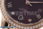 De Ville Prestige Ladies RG VSF 1:1 Best Edition Brown Diamonds Dial on RG Bracelet A8800 - Image 5