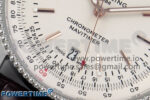 Navitimer 1 RG/SS 41mm TF 1:1 Best Edition White Bezel White Dial on Brown Leather Strap A2824 - Image 5