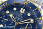Seamaster 300m Chrono SS/YG OMF 1:1 Best Edition Blue Dial on SS/YG Bracelet A9900 - Image 4
