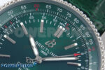 Navitimer 1 SS 41mm TF 1:1 Best Edition Green Bezel Green Dial on Green Leather Strap A2824 - Image 4