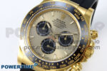 Daytona 126518 YG VSF 1:1 Best Edition 904L Steel YG Dial on Oysterflex Strap SH4131 - Image 3