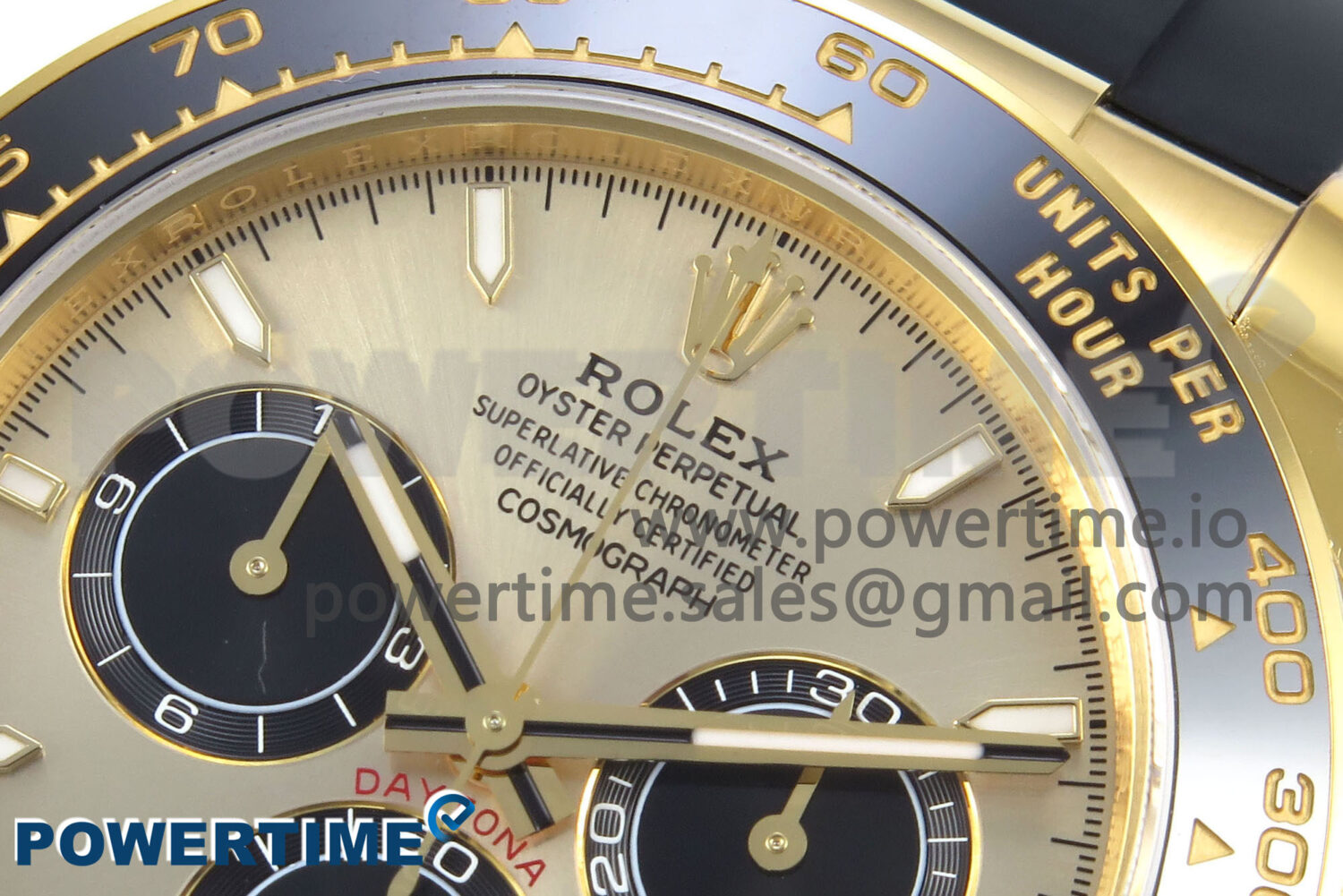 Daytona 126518 YG VSF 1:1 Best Edition 904L Steel YG Dial on Oysterflex Strap SH4131 - Image 4