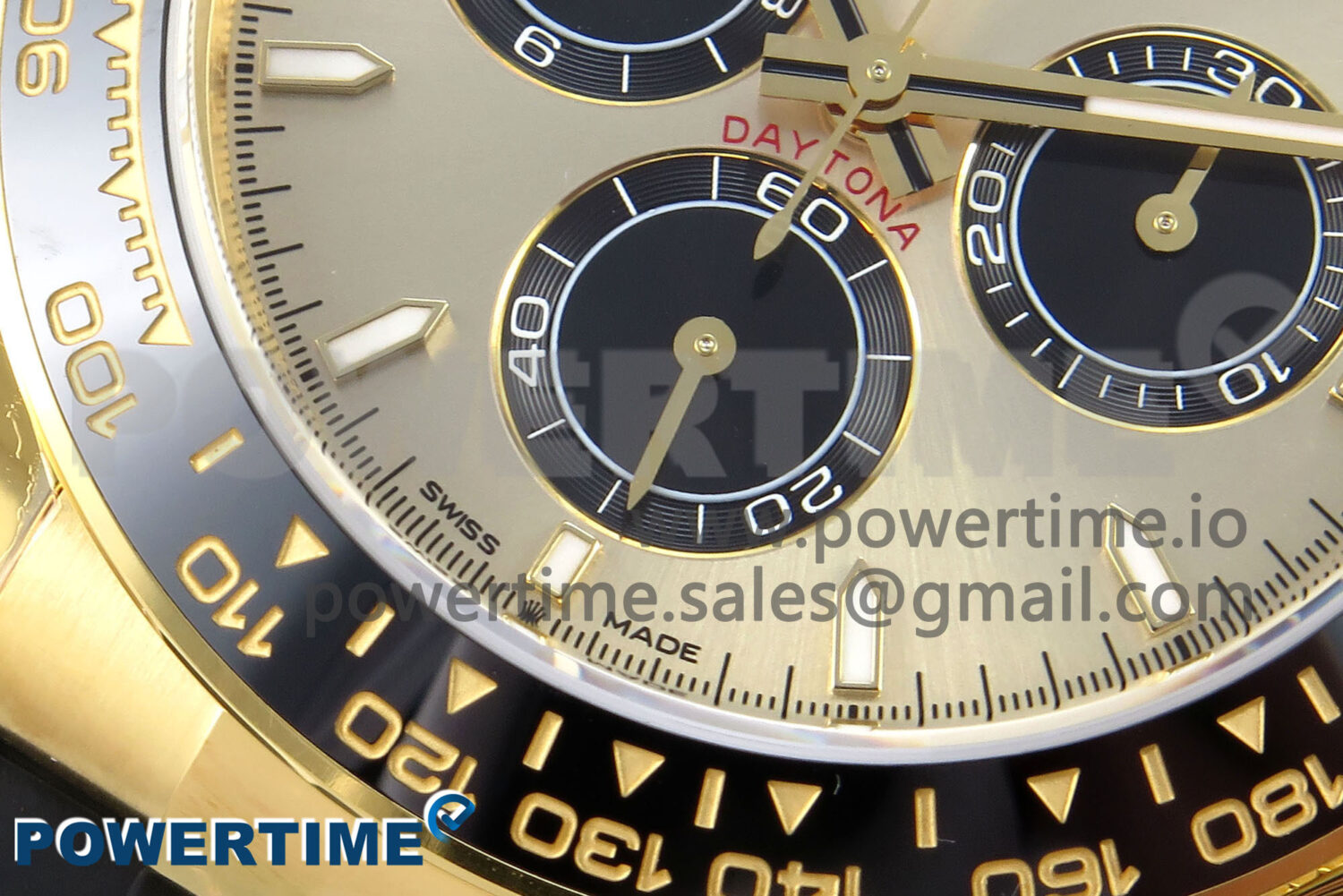 Daytona 126518 YG VSF 1:1 Best Edition 904L Steel YG Dial on Oysterflex Strap SH4131 - Image 5