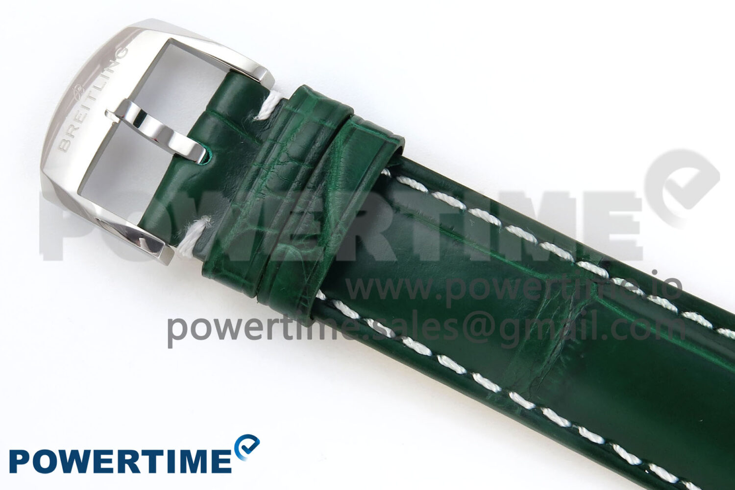 Navitimer 1 SS 41mm TF 1:1 Best Edition Green Bezel Green Dial on Green Leather Strap A2824 - Image 13