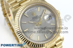 Day Date 40 YG 228238 Noob 1:1 Best Edition Silver Stick Dial on President Bracelet A2836 (Gain Weight) - Image 2
