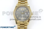 Day Date 40 YG 228238 Noob 1:1 Best Edition Silver Stick Dial on President Bracelet A2836 (Gain Weight)