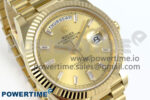 Day Date 40 YG 228238 Noob 1:1 Best Edition YG Crystal Dial on President Bracelet A2836 (Gain Weight) - Image 2
