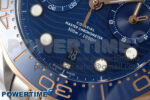 Seamaster 300m Chrono SS/RG OMF 1:1 Best Edition Blue Dial on SS/RG Bracelet A9900 - Image 5